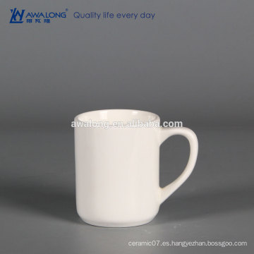 White Bright Handle Porcelain Mug Sublimación